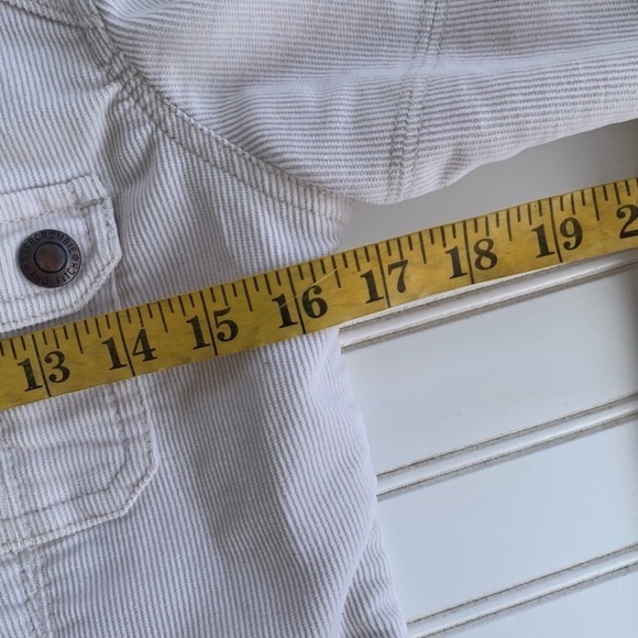 Abercrombie & Fitch Cream Corduroy Denim Jacket - Picture 11 of 12